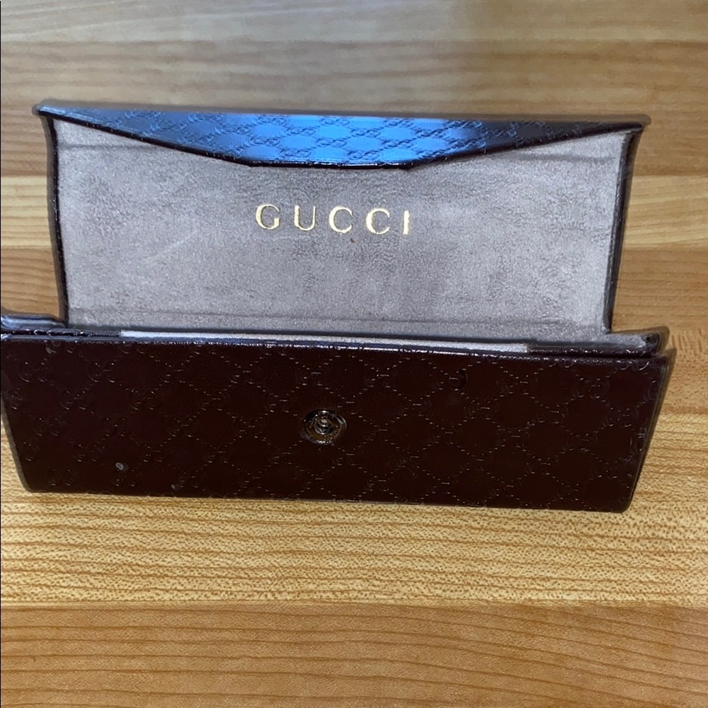 Gucci Brown Leather Card Holder